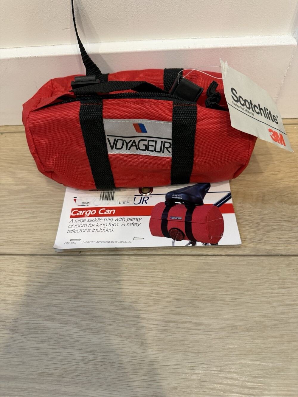 Schwinn Voyageur Saddle Bag Cargo Can Red Crust SimWorks Touring Bike Rivendell